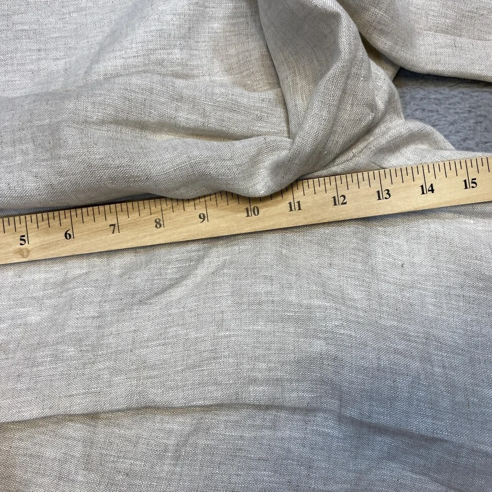 Banana Republic Pants Womens 14 Beige Linen Straight Leg Lightweight Summer Work